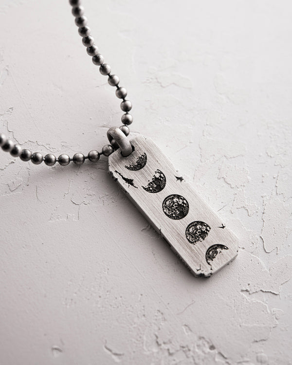 Pendentif en argent PHASE DE LUNE