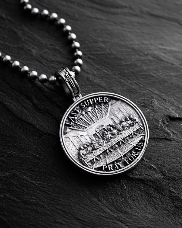 THE LAST SUPPER silver pendant
