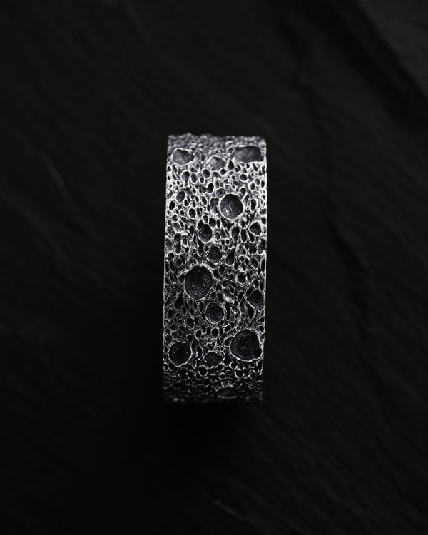 Bague en argent SURFACE DE LA LUNE