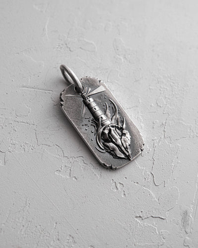 Silver pendant LIGHTHOUSE