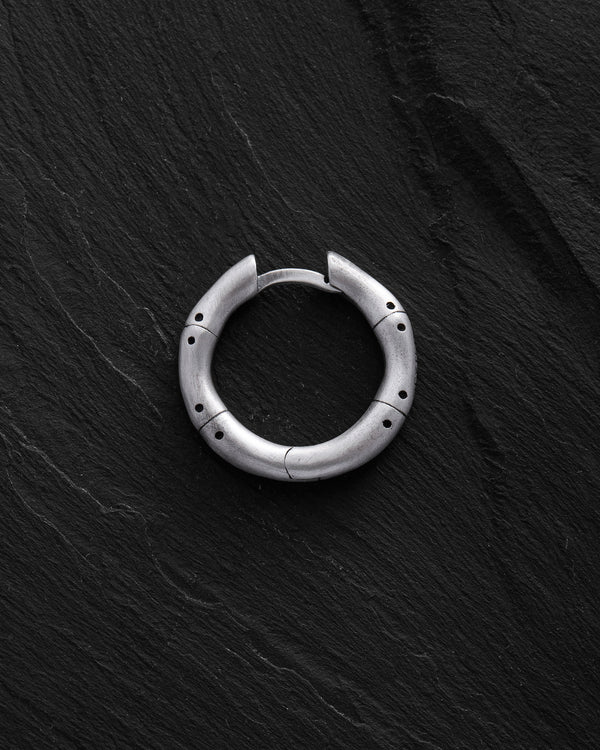 Boucle d'oreille simple en argent TRIN