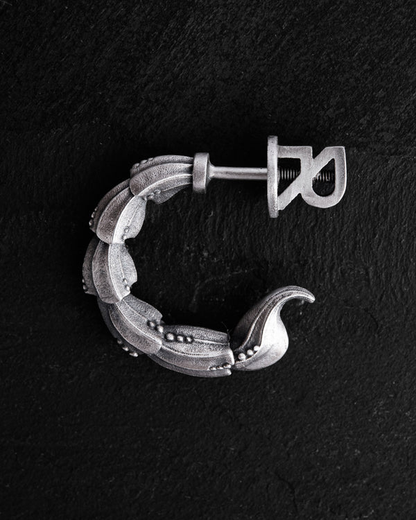 Boucle d'oreille unique en argent SCORPION
