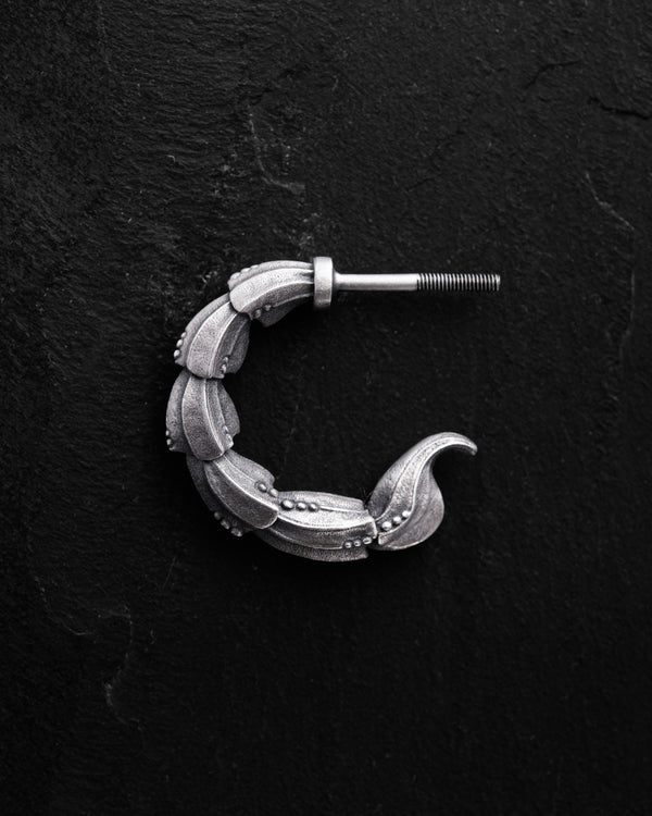Boucle d'oreille unique en argent SCORPION
