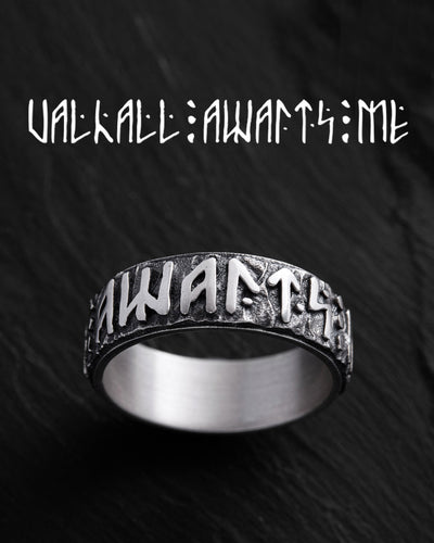 Anello in argento VALHALL MI ASPETTA