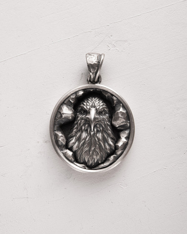 Silver pendant EAGLE