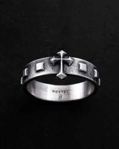 Silver ring ROSARIUM