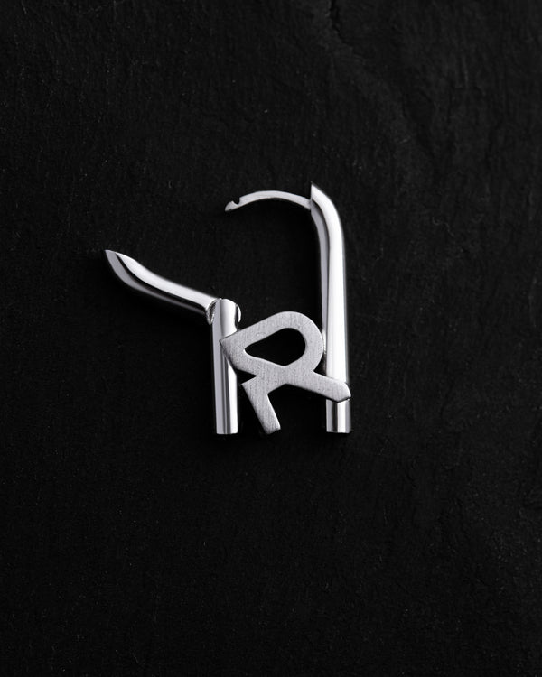 Orecchino singolo REYTEL (oro bianco 14k)