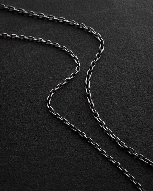 Silver ANCHOR Chain weave