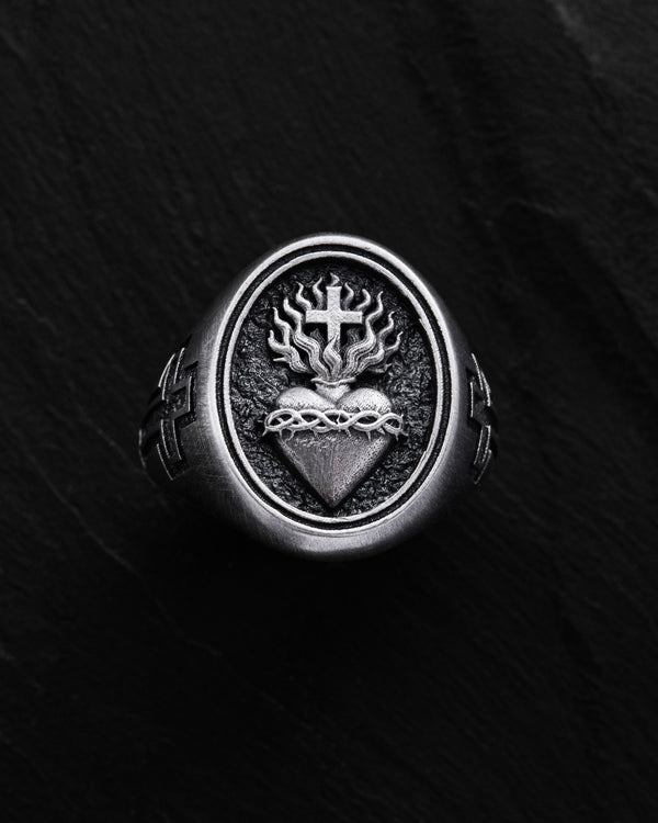 Anello in argento CUORE SACRO