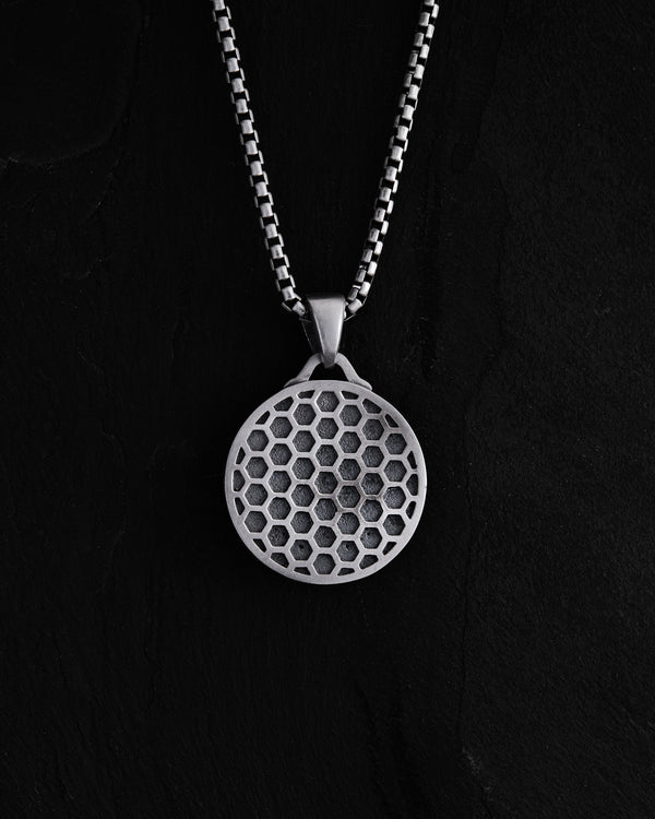 Silver pendant GORGON MEDUSA