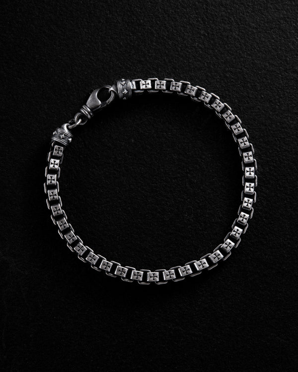 Silver bracelet MALTESE CROSS