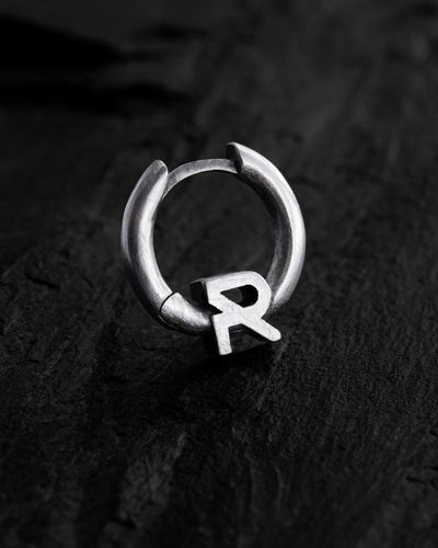 Orecchino singolo in argento REYTEL