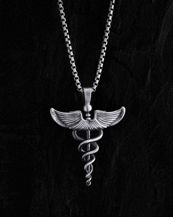 Stříbrný přívěsek CADUCEUS