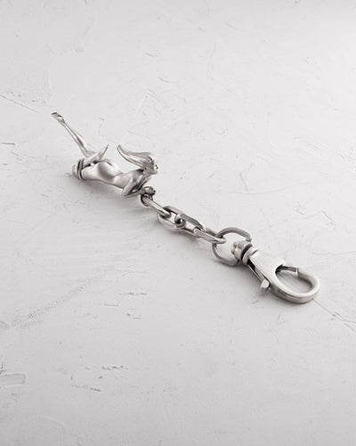 Silberner Schlüsselanhänger SHIBARI