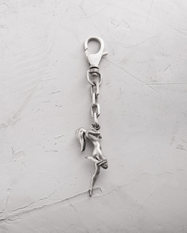 Silberner Schlüsselanhänger SHIBARI
