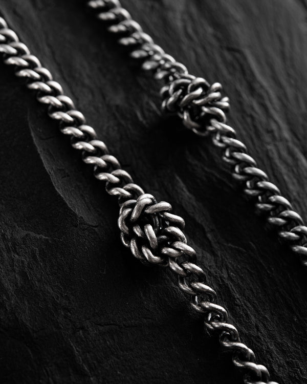 Catena in argento KNOTEN