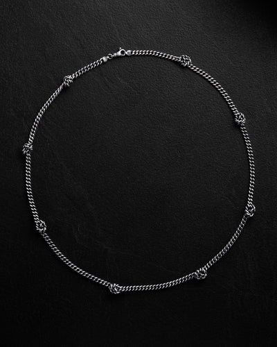 Catena in argento KNOTEN