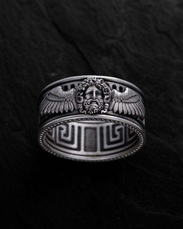 Silberring ZEUS - GRIECHISCHER GOTT