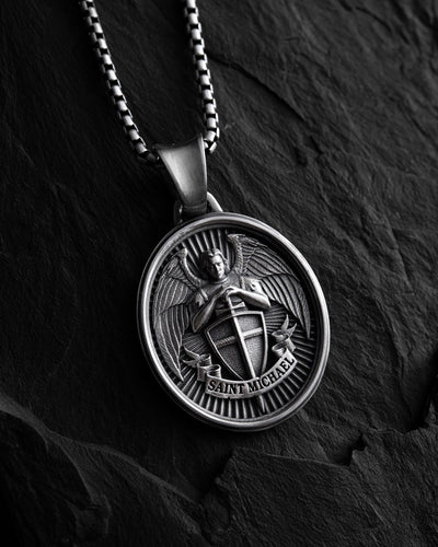 Silver pendant SAINT MICHAEL