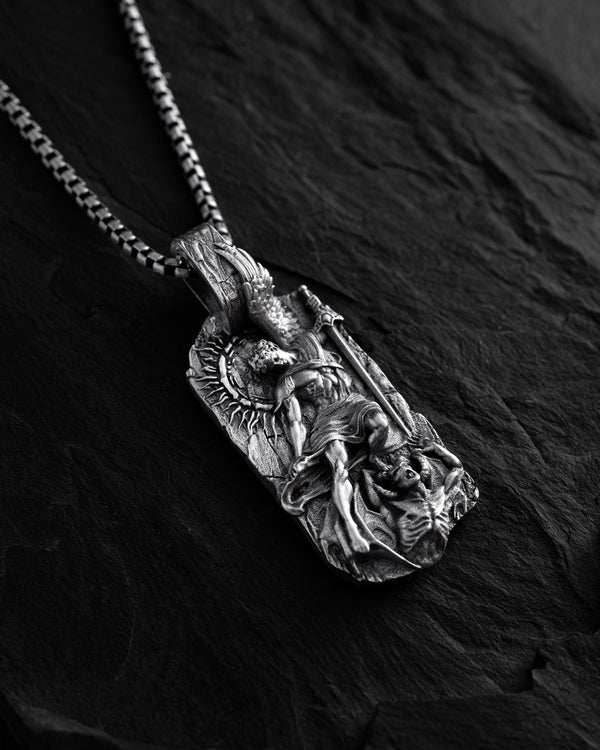 Silver pendant SAINT MICHAEL