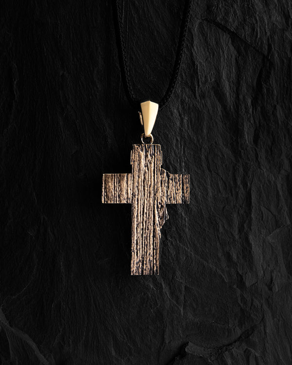 Křížová tvář Ježíše Krista. INRI (14k žluté zlato)