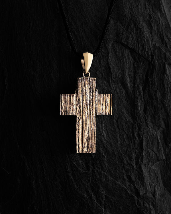 Croce REDENZIONE. GESÙ CRISTO (oro giallo 14k)