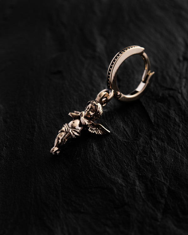 Einzelner Ohrring ENGEL DES LICHTS (14 Karat Gelbgold)