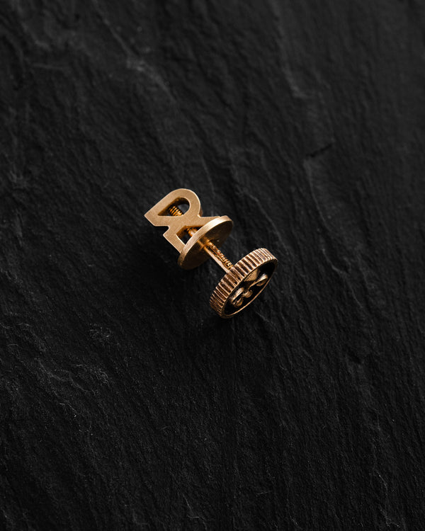 Mono earring FLEUR DE LIS (14k yellow gold)