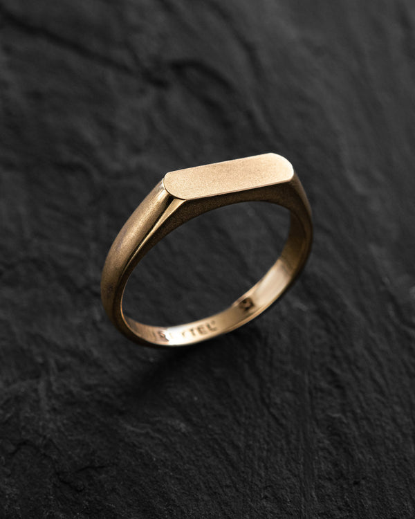 Ring STROM (14k yellow gold)