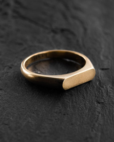 Ring STROM (14k Gelbgold)