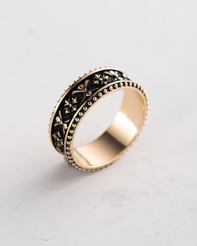 Ring KELTISCHES RITTERMUSTER (14 Karat Gelbgold)