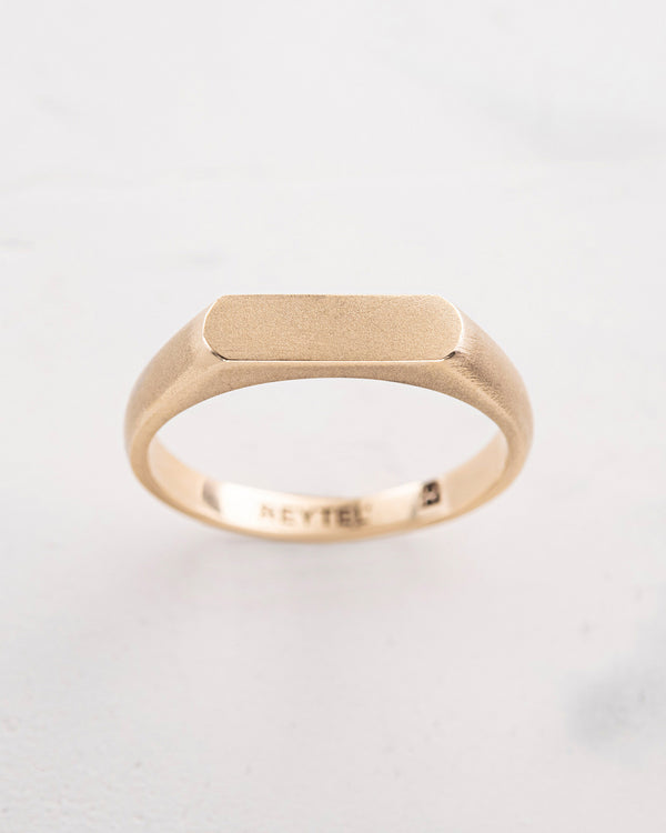 Ring STROM (14k yellow gold)