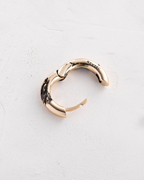 Orecchino - anello KLETTUR (oro giallo 14k)