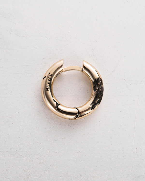 Orecchino - anello KLETTUR (oro giallo 14k)