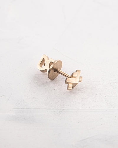 Mono-Ohrring REDEL (14k Gelbgold)