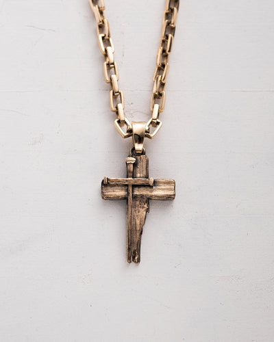 Cross TITLES CRUCIS (14k yellow gold)