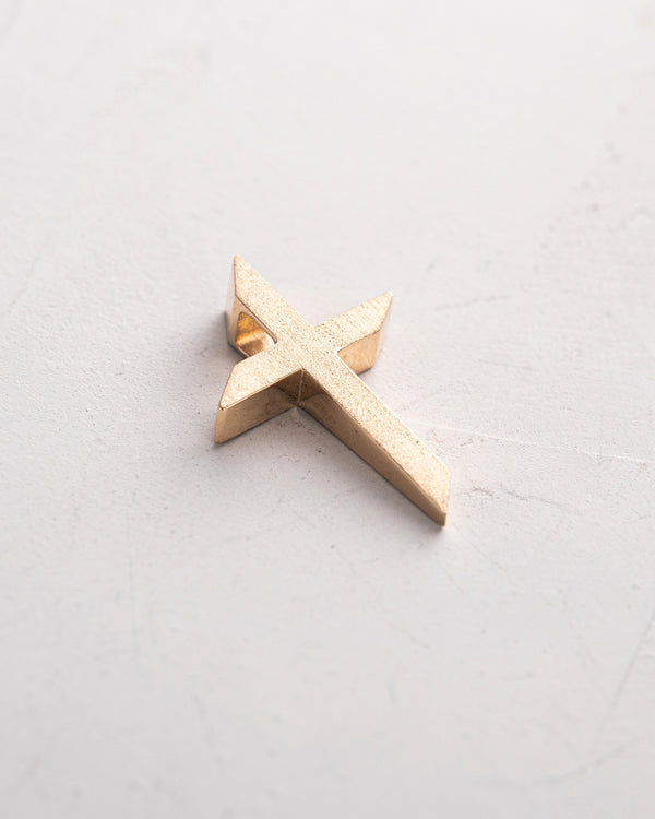 Croce EX FIDEI (oro giallo 14k)