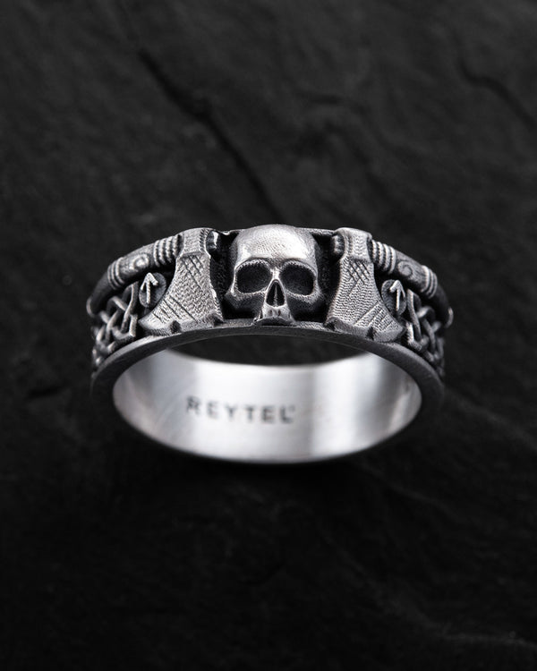 Bague en argent GUERRIER VIKING