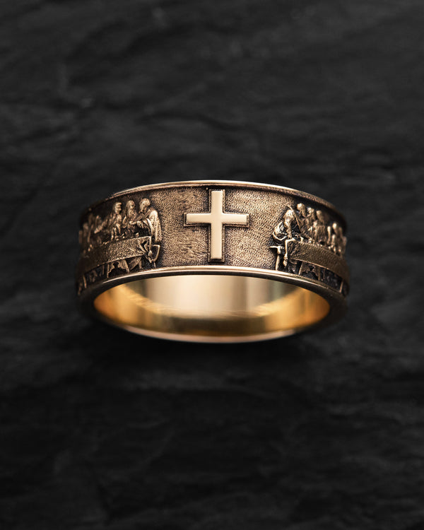 Ring DA VINCI’S LEGACY (14k yellow gold)