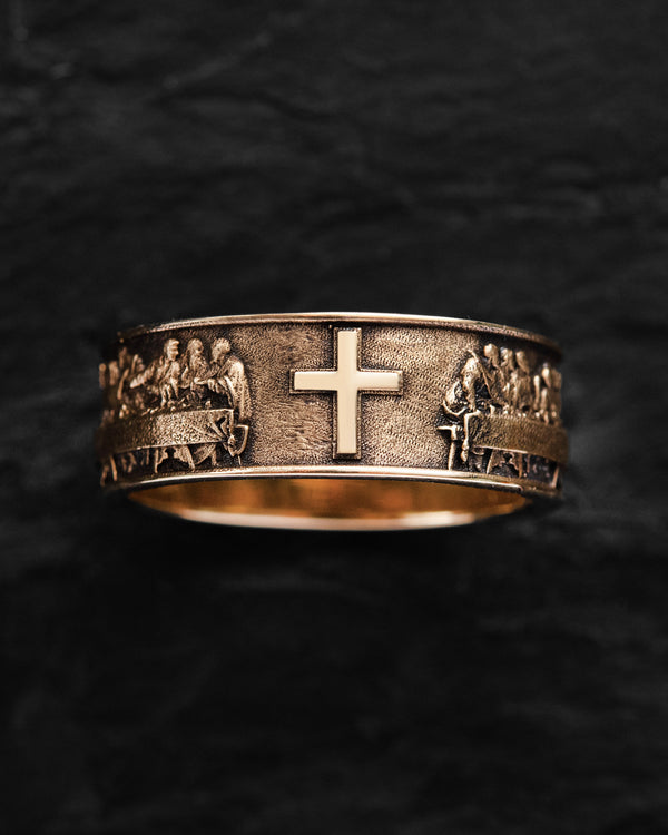 Ring DA VINCI’S LEGACY (14k yellow gold)