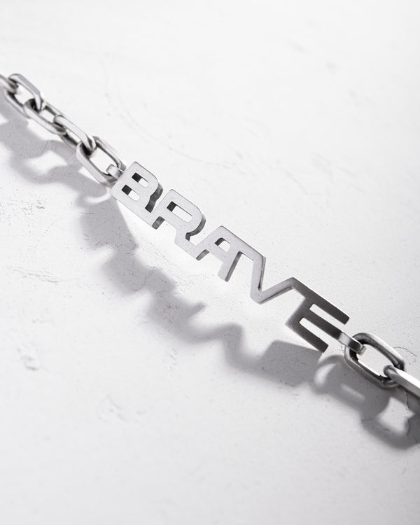 Silver bracelet BRAVE