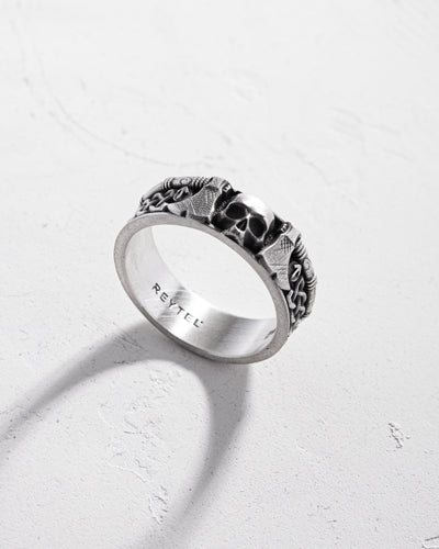 Anello in argento GUERRIERO VICHINGO
