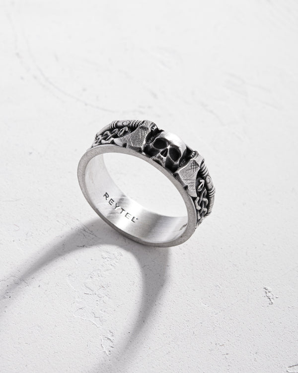 Bague en argent GUERRIER VIKING