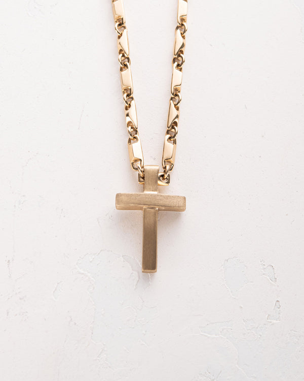 Kreuz MINIMAL (14k Gelbgold)