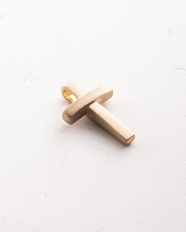Kreuz MINIMAL (14k Gelbgold)