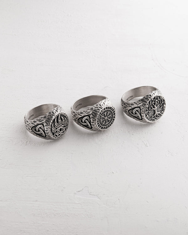 Anello in argento YGGDRASIL – ALBERO DELLA VITA