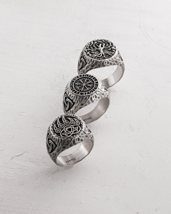 Anello in argento YGGDRASIL – ALBERO DELLA VITA