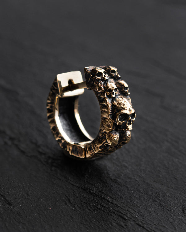 Orecchino singolo DREAD (oro giallo 14k)