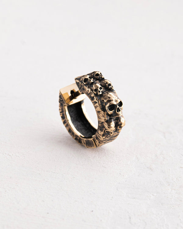 Orecchino singolo DREAD (oro giallo 14k)