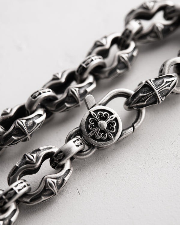 Silver bracelet INITIUM ET FINIS